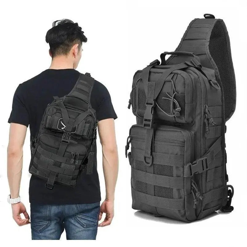 Military Tactical Backpack Waterproof Sling Bag For Outdoors