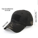 Military Camo Cap: Tactical Army Hat for Outdoor Use