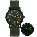 Military Style Men's Watch: Tactical Nylon Band Wristwatch