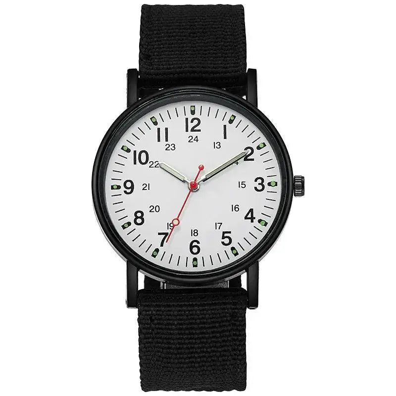 Military Style Mens Watch Tactical Nylon Band Wristwatch