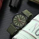 Military Style Men's Watch: Tactical Nylon Band Wristwatch