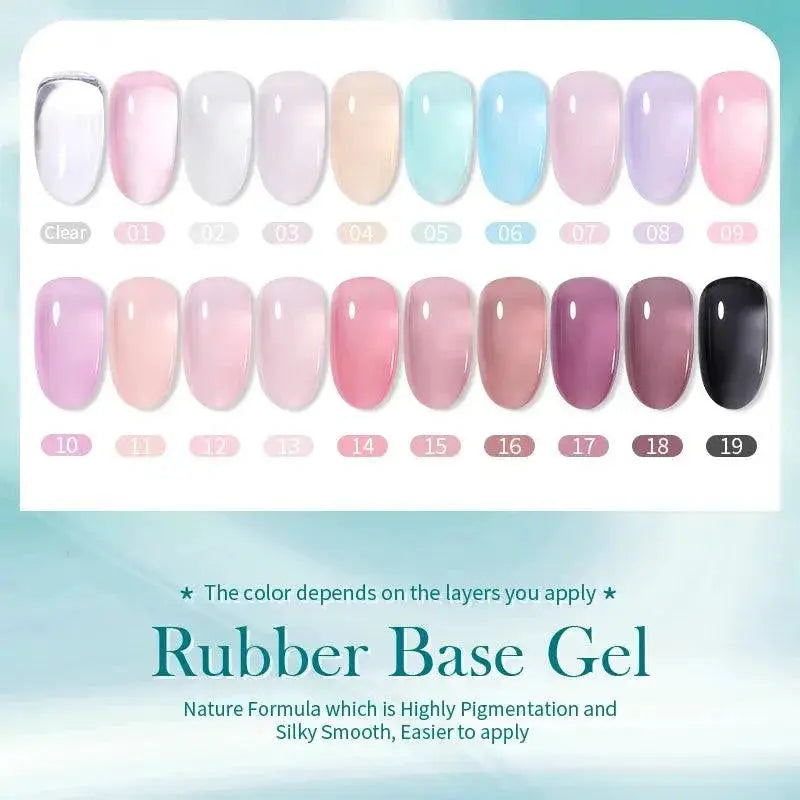 Milky Jelly Base Gel Russian Nude UV Gel for Nails 50ml