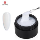 Milky White Builder Nail Gel for Salon Finish and Easy Use