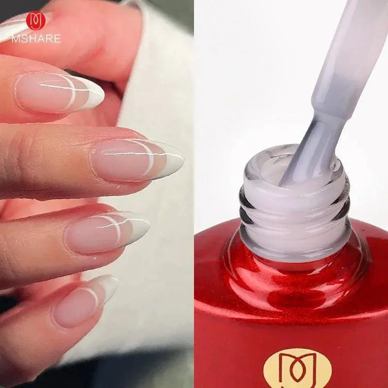 Milky White Nail Builder Gel For Salon Finish And Easy Use — product view 9