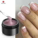 Milky White Builder Nail Gel for Salon Finish and Easy Use