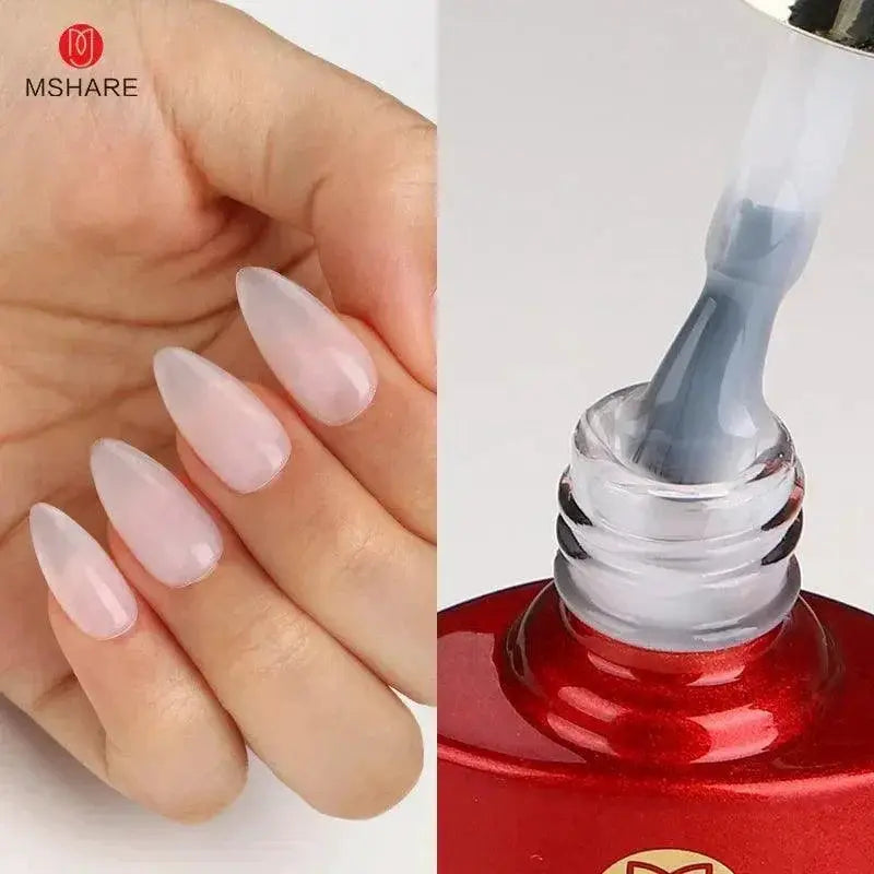 Milky White Nail Builder Gel For Salon Finish And Easy Use — product view 10