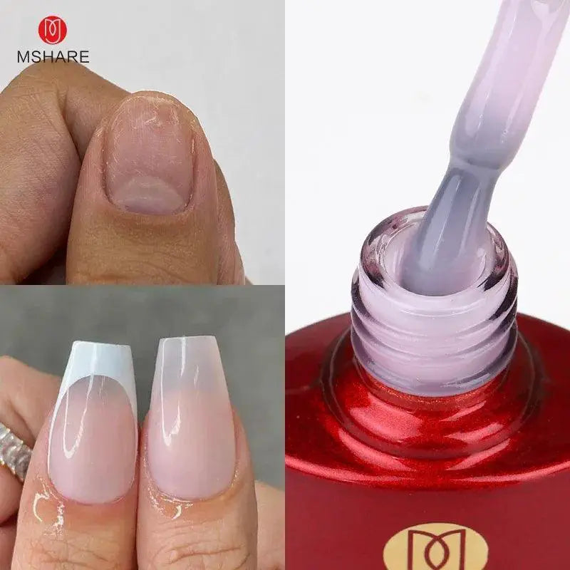 Milky White Nail Builder Gel For Salon Finish And Easy Use — product view 15