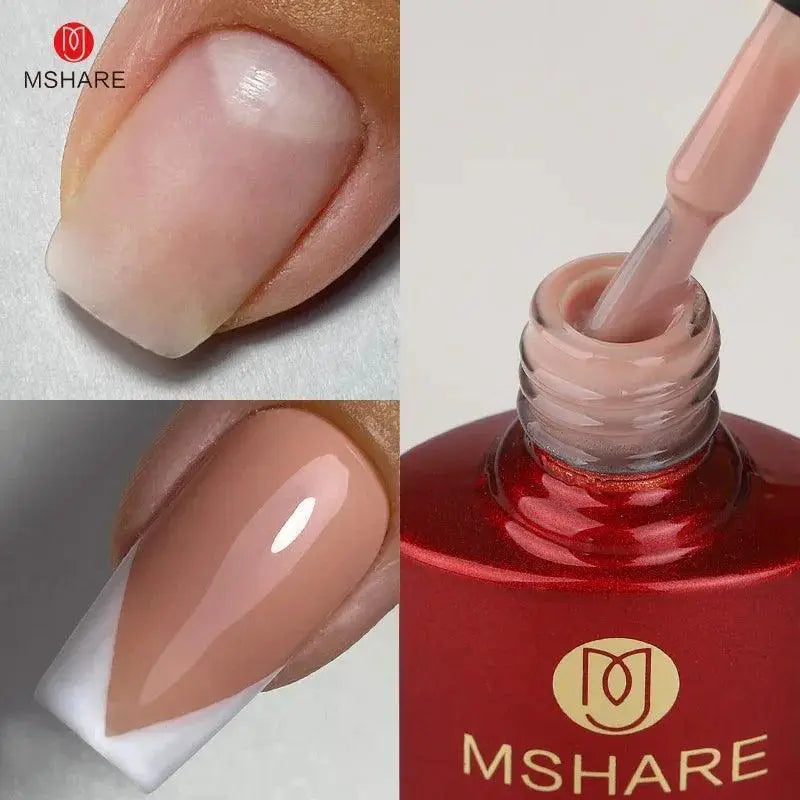 Milky White Nail Builder Gel For Salon Finish And Easy Use — product view 11