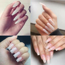 Milky White Builder Nail Gel for Salon Finish and Easy Use