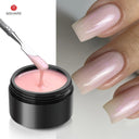 Milky White Builder Nail Gel for Salon Finish and Easy Use
