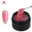 Milky White Builder Nail Gel for Salon Finish and Easy Use