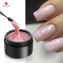 Milky White Builder Nail Gel for Salon Finish and Easy Use