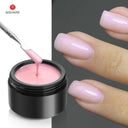 Milky White Builder Nail Gel for Salon Finish and Easy Use