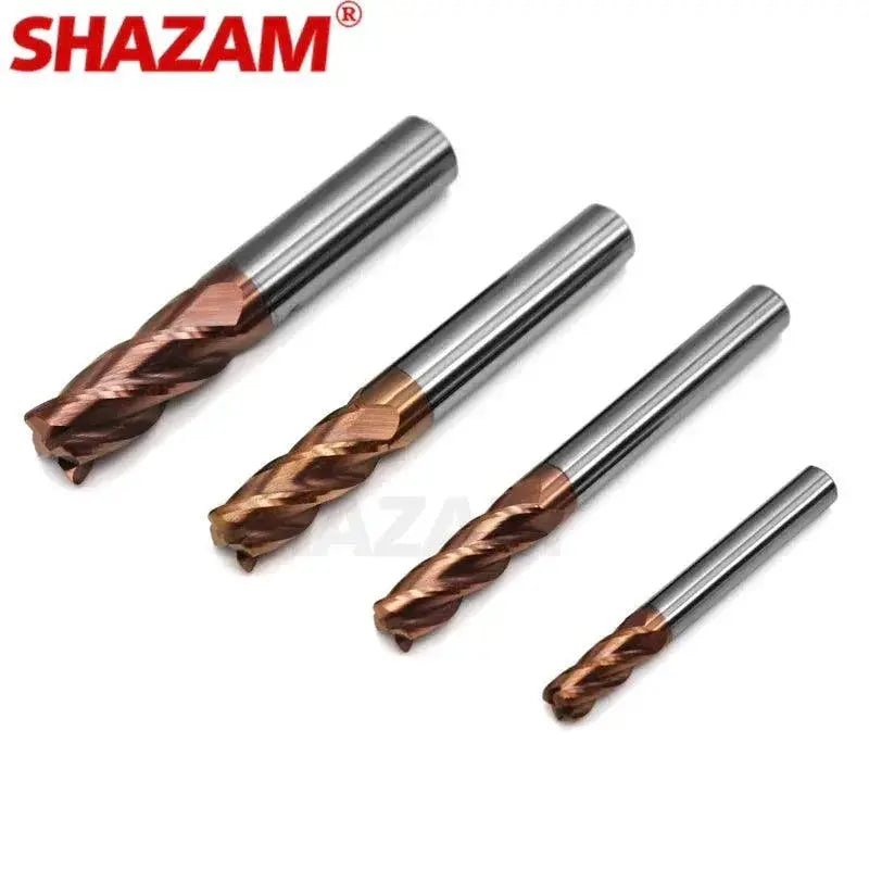 Milling Cutter Alloy Coating Tungsten Steel Endmill Kit