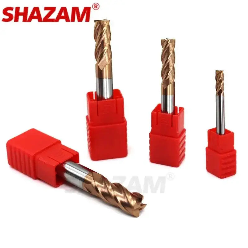 Milling Cutter Alloy Coating Tungsten Steel Endmill Kit