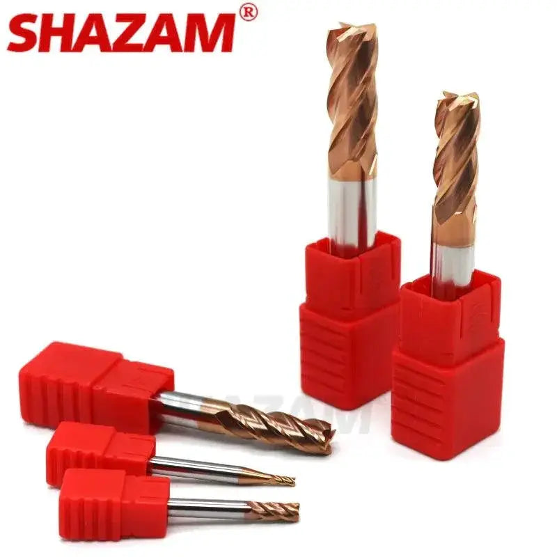 Milling Cutter Alloy Coating Tungsten Steel Endmill Kit