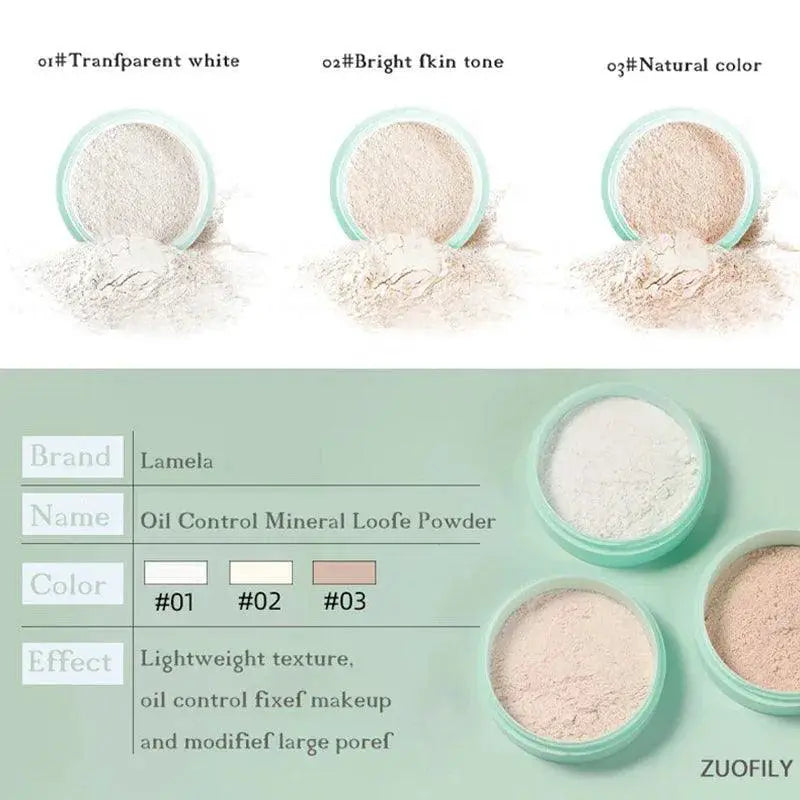 Mineral Matte Loose Powder Natural Oil Control Makeup