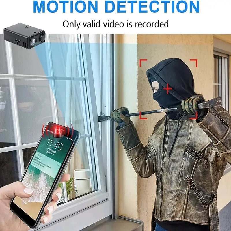 Mini 1080P WiFi Security Camera Indoor Night Vision Motion Detection Smart Home