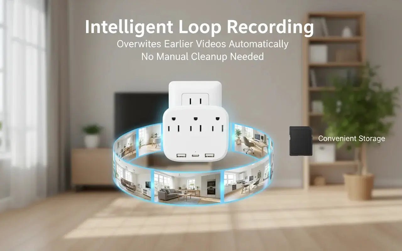 Mini 1080P WiFi Security Camera Remote Viewing and Motion Detection