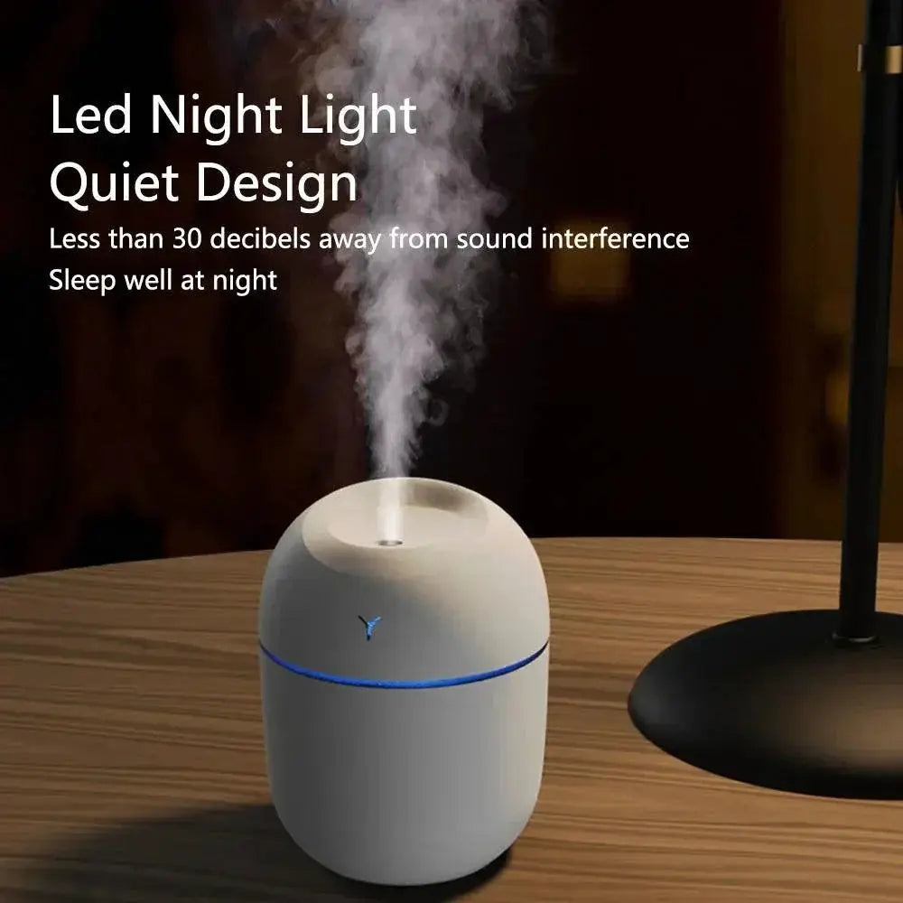 Mini Aroma Humidifier With Romantic Light USB Diffuser