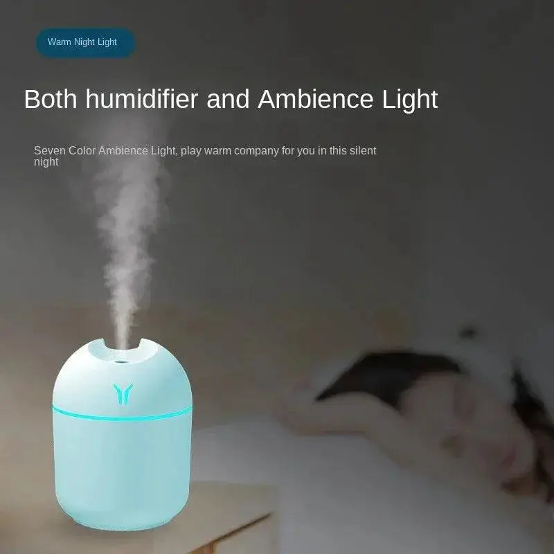 Mini Aroma Humidifier With Romantic Light USB Diffuser