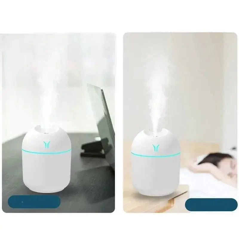 Mini Aroma Humidifier With Romantic Light USB Diffuser