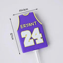 Mini Basketball Sneaker Cake Toppers for Boys Slam Dunk