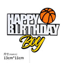 Mini Basketball Sneaker Cake Toppers for Boys Slam Dunk