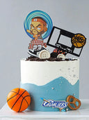 Durable Basketball Cake Topper for Boys