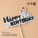 Mini Basketball Sneaker Cake Toppers for Boys Slam Dunk