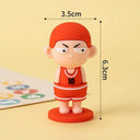 Mini Basketball Sneaker Cake Toppers for Boys Slam Dunk