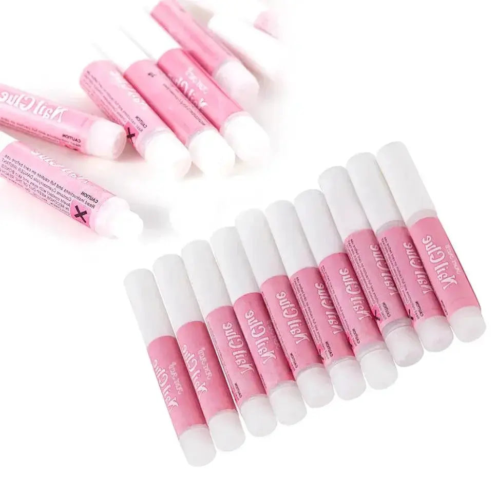 Mini Beauty False Nails Adhesive Kit Elevate Nail Art