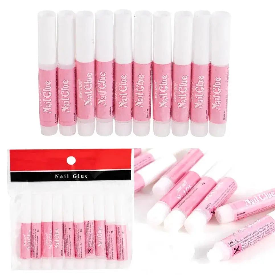 Mini Beauty False Nails Adhesive Kit Elevate Nail Art