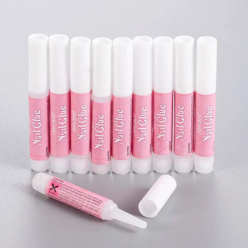 Mini Beauty False Nails Adhesive Kit Elevate Nail Art