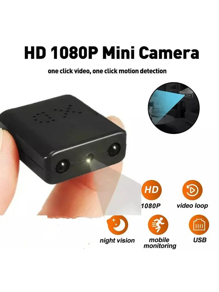 Mini Camera 1080P HD Video Discreet Night Vision For Motion Detection 32GB