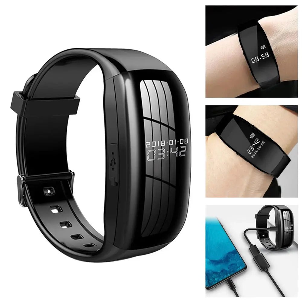 Mini Camera Watch Recorder Wristband 8 To 256GB USB Flash Drive Discreet