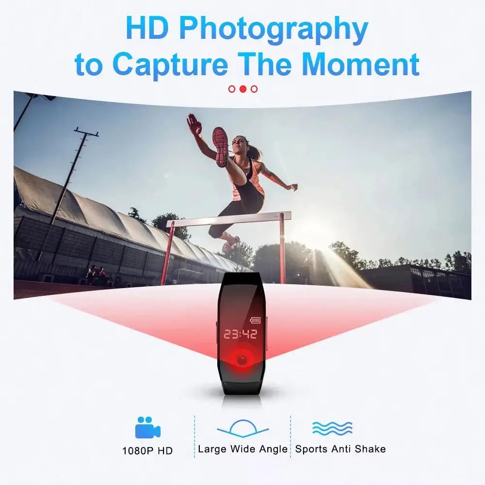 Mini Camera Watch Recorder Wristband 8 To 256GB USB Flash Drive Discreet