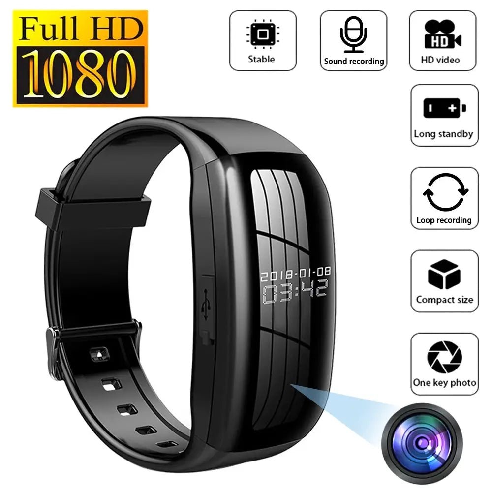 Mini Camera Watch Recorder Wristband 8 To 256GB USB Flash Drive Discreet