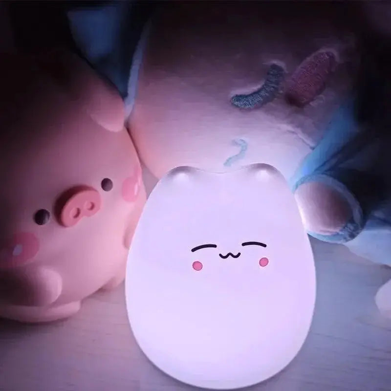 Mini Cat Night Lamp For Kids Color Changing Light Cute - OurLum.com