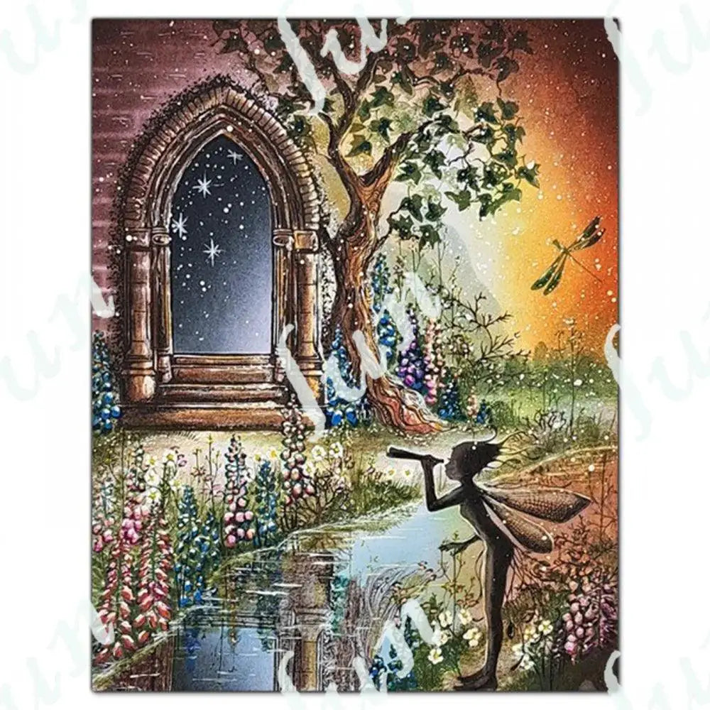 Mini Clear Silicone Stamp Set for Crafting Forest Realm