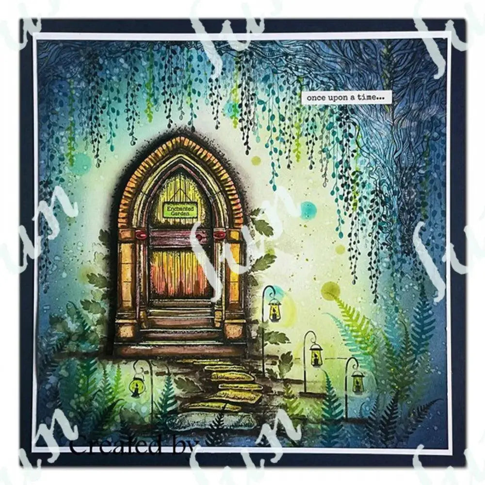 Mini Clear Silicone Stamp Set for Crafting Forest Realm