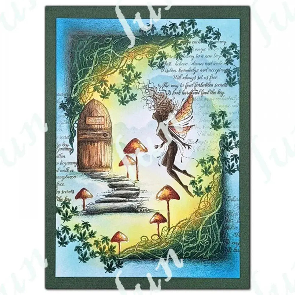 Mini Clear Silicone Stamp Set for Crafting Forest Realm