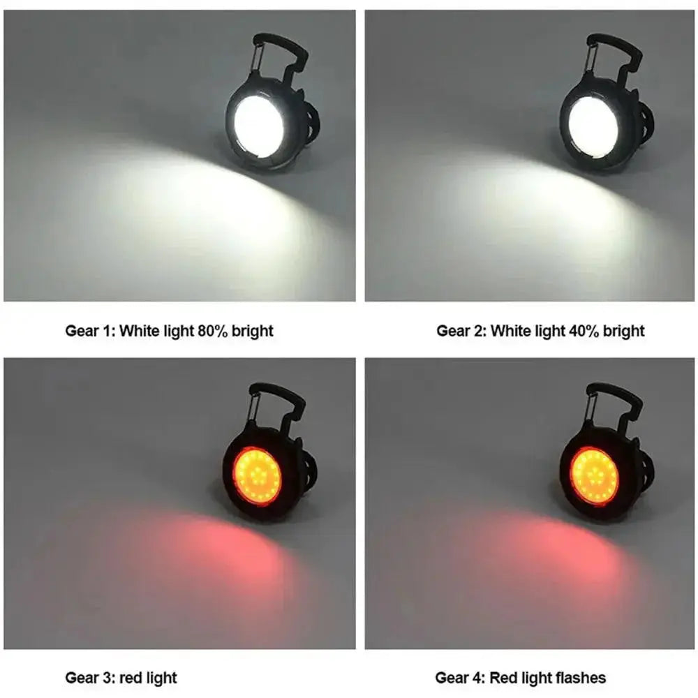Mini COB Keychain Flashlight With Bottle Opener Rechargeable