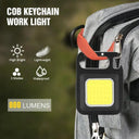 800 Lumen Keychain Light Brightens Path