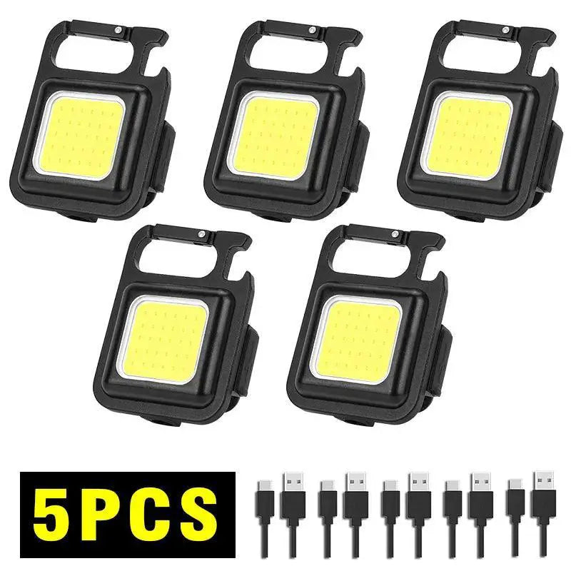 Mini COB Keychain Light Brighten Your Path 800 Lumens