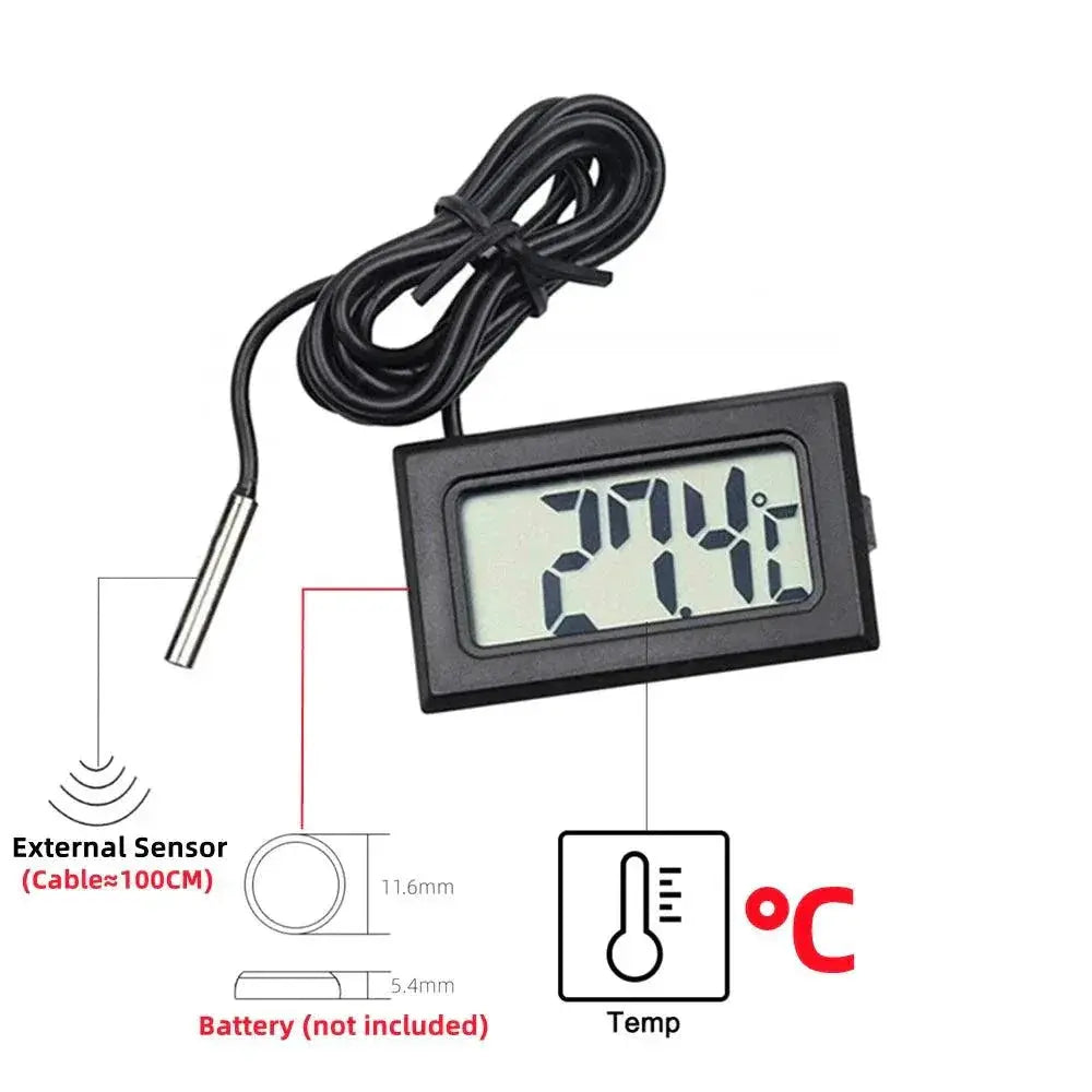 Mini Digital Temperature Sensor Humidity Meter With LCD