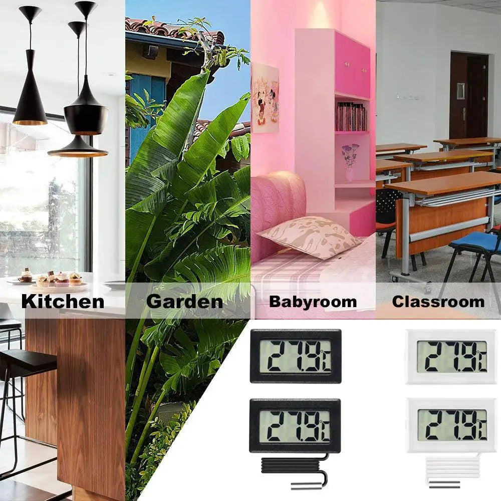 Mini Digital Temperature Sensor Humidity Meter With LCD