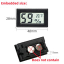 Mini Digital Temperature Sensor Humidity Meter Accurate LCD
