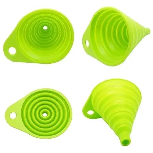 Mini Foldable Silicone Funnel Collapsible Portable Oil Beer Compact Kitchen