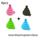 Space-Saving Silicone Funnel for Kitchen